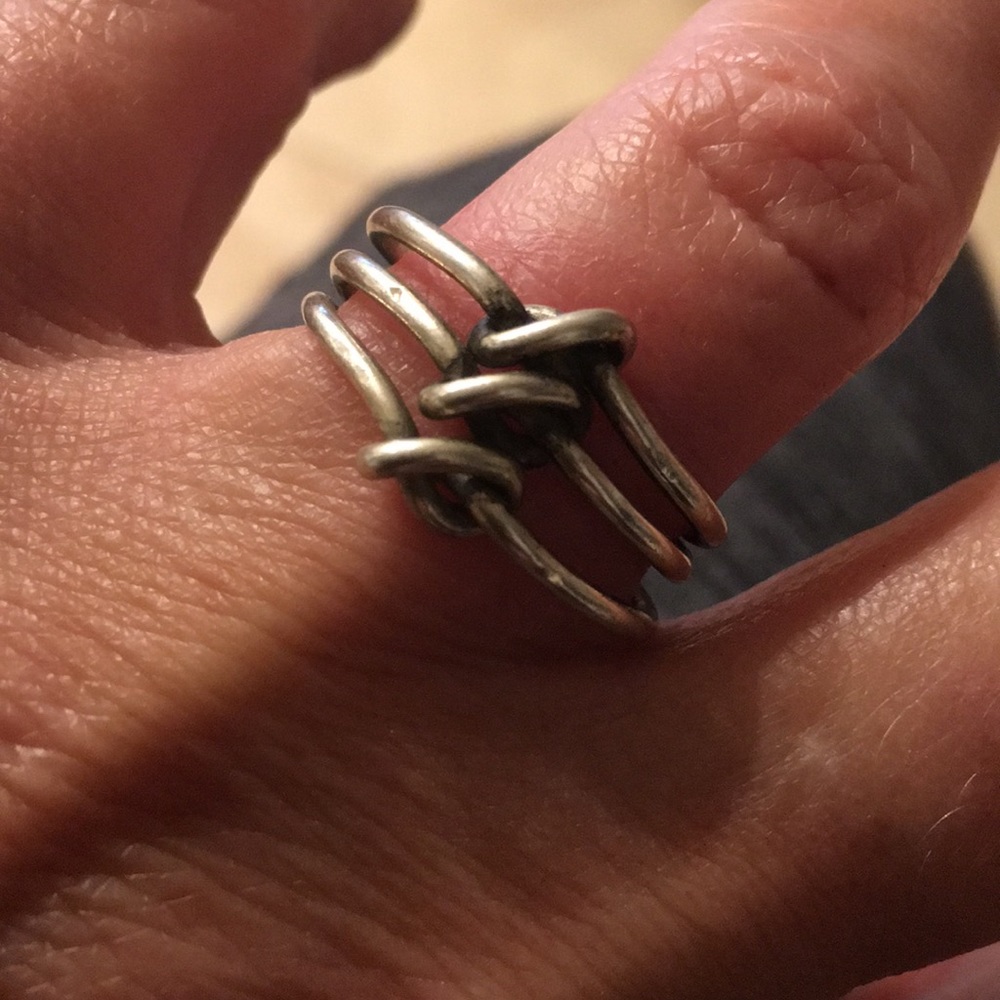Silver adjustable ring - Picture 4 of 4